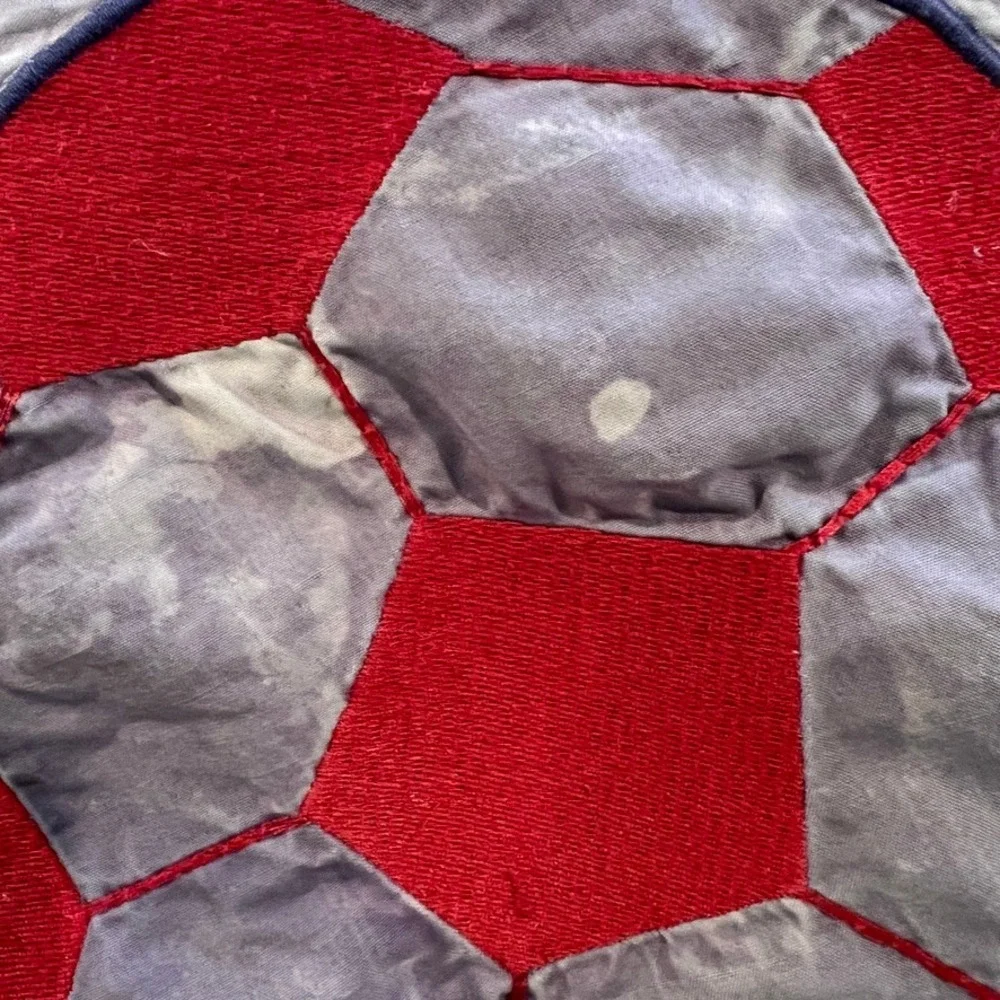 Pottery Barn Kids Sports Twin Quilt Blanket Bed Cover 68x84 Boys